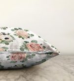 - Sonil-K-2098-Gorsel3 - Realhomes  Özel Tasarım Çiçek Temalı Dijital Baskılı Dekoratif Raşel Kadife Kırlent Kılıfı Realhomes