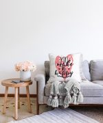 - Sonil-K-2100-Gorsel2 - Realhomes You Make Me Happy Kalp Yazılı Dijital Baskılı Dekoratif Raşel Kadife Yastık Kılıfı Realhomes