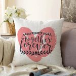 - Sonil-K-2102-Gorsel1 - Realhomes  Özel Tasarım Kalp Ve Yazılı Dijital Baskılı Modern Raşel Kadife Yastık Kılıfı Realhomes