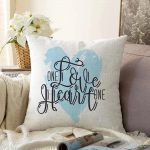 - Sonil-K-2103-Gorsel1 - Realhomes Love Heart Yazı Desenli Dijital Baskılı Modern Raşel Kadife Yastık Kırlent Kılıfı Realhomes