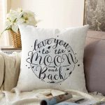 - Sonil-K-2106-Gorsel1 - Realhomes  Özel Tasarım Yazı Desenli Dijital Baskılı Dekoratif Raşel Kadife Yastık Kırlent Kılıfı Realhomes