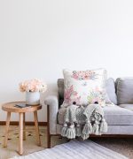 - Sonil-K-2111-Gorsel2 - Realhomes Özel Tasarım Kuş Desenli Dijital Baskılı Modern Raşel Kadife Kırlent Kılıfı Realhomes