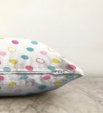 - Sonil-K-2115-Gorsel3 - Realhomes  Renkli Puantiyeli Dijital Baskılı Dekoratif Raşel Kadife Kırlent Kılıfı Realhomes