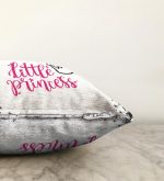- Sonil-K-2120-Gorsel3 - Realhomes  Little Princess Yazı Desenli Dijital Baskılı Raşel Kadife Yastık Kırlent Kılıfı Realhomes