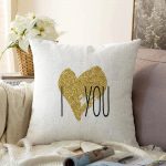 - Sonil-K-2124-Gorsel1 - Realhomes  I Love You Aşk Temalı Dijital Baskılı Modern Raşel Kadife Kırlent Kılıfı Realhomes