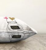 - Sonil-K-2128-Gorsel3 - Realhomes  Love Kalp Desenli Dijital Baskılı Dekoratif Raşel Kadife Yastık Kılıfı Realhomes