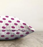 - Sonil-K-2153-Gorsel3 - Realhomes  Mor Puantiyeli Dijital Baskılı Dekoratif Raşel Kadife Kırlent Kılıfı Realhomes