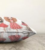 - Sonil-K-2183-Gorsel3 - Realhomes  Best Friends Temalı Dijital Baskılı Modern Raşel Kadife Yastık Kırlent Kılıfı Realhomes