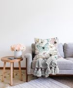 - Sonil-K-2187-Gorsel2 - Realhomes  Renkli Kelebek Temalı Dijital Baskılı Dekoratif Raşel Kadife Yastık Kılıfı Realhomes