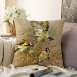 - Sonil-K-22-Gorsel1 - Realhomes Saka Kuşlu Dijital Baskılı Dekoratif Raşel Kadife Yastık Kırlent Kılıfı Realhomes