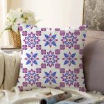 - Sonil-K-2202-Gorsel1 - Realhomes Özel Tasarım Çiçek Resimli Dijital Bakılı Modern Raşel Kadife Yastık Kılıfı Realhomes