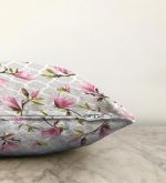 - Sonil-K-2212-Gorsel3 - Realhomes  Geometrik Zeminli Çiçek Temalı Modern Raşel Kadife Yastık Kılıfı Realhomes