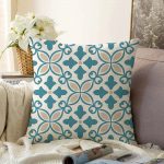 Realhomes Özel Tasarım Dijital Baskılı Modern Raşel Kadife Yastık Kırlent Kılıfı Realhomes