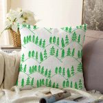 - Sonil-K-2239-Gorsel1 - Realhomes  Modern Ağaç Temalı Dijital Baskılı Dekoratif Raşel Kadife Kırlent Kılıfı Realhomes