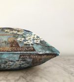 - Sonil-K-224-Gorsel3 - Realhomes  Mavi Kuş Desen Dijital Baskılı Dekoratif Raşel Kadife Yastık Kırlent Kılıfı Realhomes