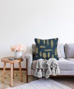 - Sonil-K-2254-Gorsel2 - Realhomes  Yaldızlı Tüy Desenli Dijital Baskılı Modern Raşel Kadife Kırlent Kılıfı Realhomes