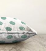 - Sonil-K-2259-Gorsel3 - Realhomes  Mind Yeşili Puantiyeli Dijital Baskılı Dekoratif Raşel Kadife Yastık Kılıfı Realhomes