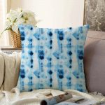 - Sonil-K-2293-Gorsel1 - Realhomes Su Damlası Desenli Dijital Baskılı Raşel Kadife Yastık Kırlent Kılıfı Realhomes