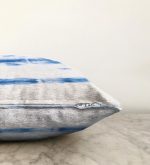 Mavi Beyaz Renkli Dijital Baskılı Modern Raşel Kadife Kırlent Kılıfı Realhomes