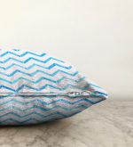 - Sonil-K-2298-Gorsel3 - Realhomes  Modern Mavi Zigzag Desenli Dijital Baskılı Raşel Kadife Kırlent Kılıfı Realhomes