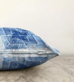 - Sonil-K-2300-Gorsel3 - Realhomes  Mavi Kareli Resimli Dijital Baskılı Modern Raşel Kadife Kırlent Kılıfı Realhomes