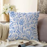 - Sonil-K-2316-Gorsel1 - Realhomes  Ebru Desenli Dijital Baskılı Dekoratif Raşel Kadife Yastık Kırlent Kılıfı Realhomes