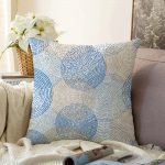 - Sonil-K-2317-Gorsel1 - Realhomes  Yuvarlak Nokta Desenli Dijital Baskılı Modern Raşel Kadife Yastık Kılıfı Realhomes