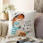 - Sonil-K-2328-Gorsel1 - Realhomes  Living The Dream Yazılı Modern Raşel Kadife Yastık Kılıfı Realhomes