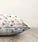 - Sonil-K-2333-Gorsel3 - Realhomes  Krem Zeminli Kuş Desenli Dijital Baskılı Raşel Kadife Kırlent Kılıfı Realhomes