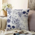 - Sonil-K-2348-Gorsel1 - Realhomes  Kurukafa ve Çiçekler Motifli Dekoratif Raşel Kadife Yastık Kırlent Kılıfı Realhomes