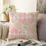 - Sonil-K-2354-Gorsel1 - Realhomes  Kalpli Ogea Desenli Dekoratif Raşel Kadife Yastık Kırlent Kılıfı Realhomes