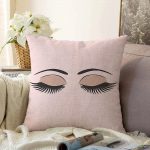 - Sonil-K-237-Gorsel1 - Realhomes  Modern Kirpik Dijital Baskılı Dekoratif Raşel Kadife Yastık Kırlent Kılıfı Realhomes