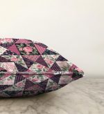 - Sonil-K-2372-Gorsel3 - Realhomes  Mürdüm Renk Patchwork Desenli Dekoratif Raşel Kadife Yastık Kırlent Kılıfı Realhomes