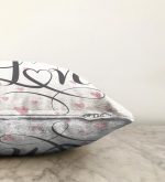 - Sonil-K-2378-Gorsel3 - Realhomes  Love Yazılı Kalp Puanlı Motifli Dekoratif Raşel Kadife Yastık Kırlent Kılıfı Realhomes