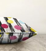 - Sonil-K-2379-Gorsel3 - Realhomes  Dikey Temalı Gökkuşağı Puanlı Desenli Dijital Baskılı Raşel Kadife Yastık Kırlent Kılıfı Realhomes