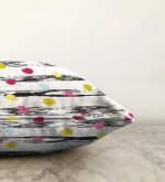 - Sonil-K-2380-Gorsel3 - Realhomes  Yatay Temalı Gökkuşağı Puanlı Modern Raşel Kadife Yastık Kırlent Kılıfı Realhomes