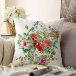- Sonil-K-2409-Gorsel1 - Realhomes Demet Çiçek Dijital Baskılı Raşel Kadife Yastık Kırlent Kılıfı Realhomes