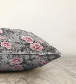 - Sonil-K-2417-Gorsel3 - Realhomes Füme Temalı Kavaniçe Çiçek Motifli Dijital Baskılı Raşel Kadife Yastık Kırlent Kılıfı Realhomes