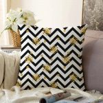 - Sonil-K-2428-Gorsel1 - Realhomes Kar Tanesi Motifli Zigzag Temalı Dijital Baskılı Raşel Kadife Yastık Kırlent Kılıfı Realhomes
