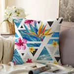 - Sonil-K-2436-Gorsel1 - Realhomes Siyah Puanlı Ogea Desenli Dekoratif Raşel Kadife Yastık Kırlent Kılıfı Realhomes