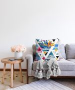 - Sonil-K-2436-Gorsel2 - Realhomes Siyah Puanlı Ogea Desenli Dekoratif Raşel Kadife Yastık Kırlent Kılıfı Realhomes