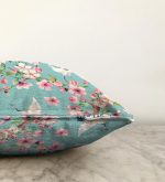 Ebabil Kuşları Motifli Dekoratif Raşel Kadife Yastık Kırlent Kılıfı Realhomes