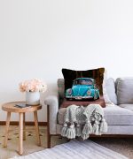 Vosvos Resimli Dijital Baskılı Raşel Kadife Yastık Kırlent Kılıfı Realhomes