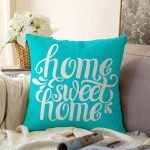 - Sonil-K-248-Gorsel1 - Realhomes  Home Sweet Home Dijital Baskılı Dekoratif Raşel Kadife Yastık Kırlent Kılıfı Realhomes