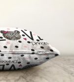 Love Princess Motifli Dijital Baskılı Dekoratif Raşel Kadife Kırlent Kılıfı Realhomes