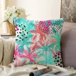 Ogea Desenli Renkli Modern Raşel Kadife Yastık Kırlent Kılıfı Realhomes