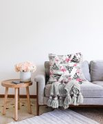 - Sonil-K-2487-Gorsel2 - Realhomes Puanlı Temalı Flamingo Desenli Dijital Baskılı Raşel Kadife Yastık Kırlent Kılıfı Realhomes