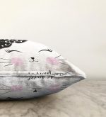 So Sweet Motifli Çizimi Raşel Kadife Kırlent Kılıfı Realhomes