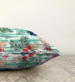 - Sonil-K-2505-Gorsel3 - Realhomes Turkuaz Çiçek Şöleni Modern Dijital Baskılı Raşel Kadife Kırlent Kılıfı Realhomes