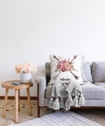 - Sonil-K-2509-Gorsel2 - Realhomes  Çapraz Ok Motifli Dijital Baskılı Raşel Kadife Yastık Kırlent Kılıfı Realhomes